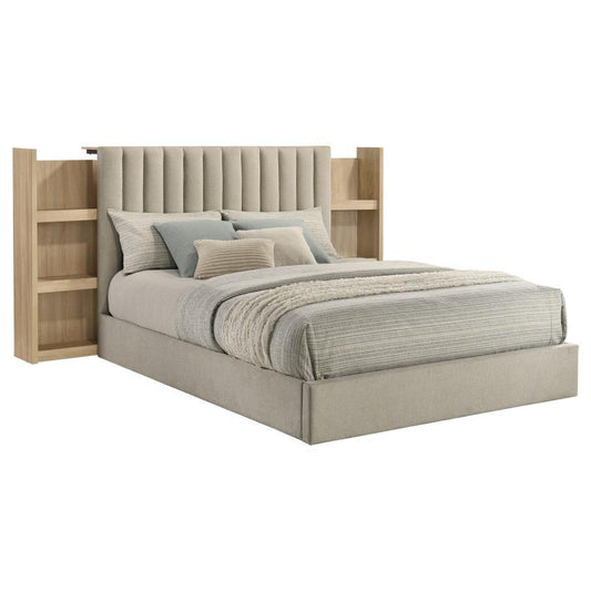 Arielle - Bookcase Panel Storage Bed