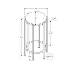 Contemporary Round Accent Table For Living Room