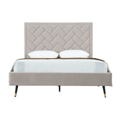 Crosby - Bed With Upholstered Headboard And Slats