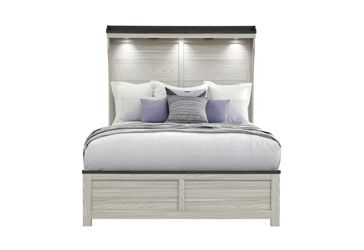 Ashley - Full Panel Bed - Brown