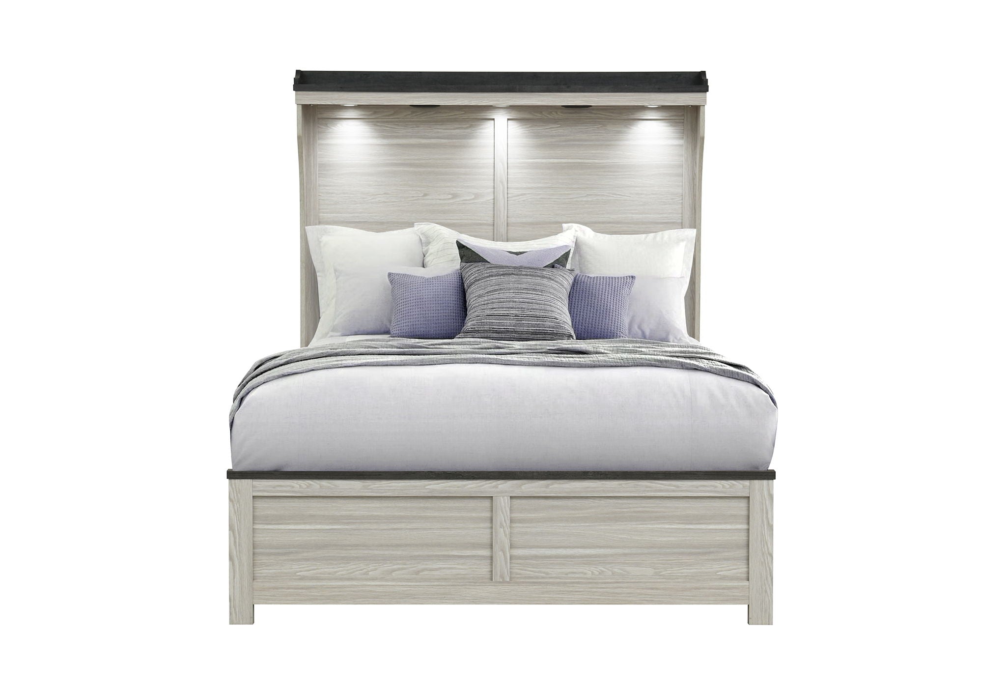 Ashley - Queen Panel Bed - Brown