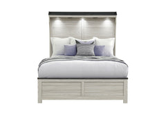 Ashley - Queen Panel Bed - Brown