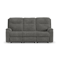 Penn - Transitional Fabric Power Reclining Sofa With Power Headrests & Lumbar