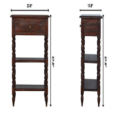 Turned Legs Side Table