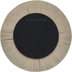 Meadow - Round Jute Rope Framed Mirror