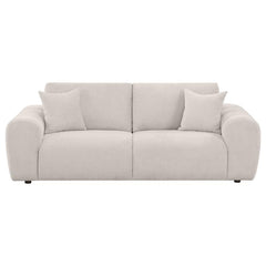 Burnett - Chenille Upholstered Wide Arm Sofa