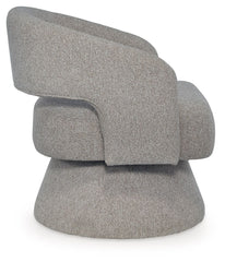 Nashkins - Swivel Accent Chair - Pebble