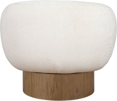 Avella - Interwoven Fabric Swivel Accent Chair