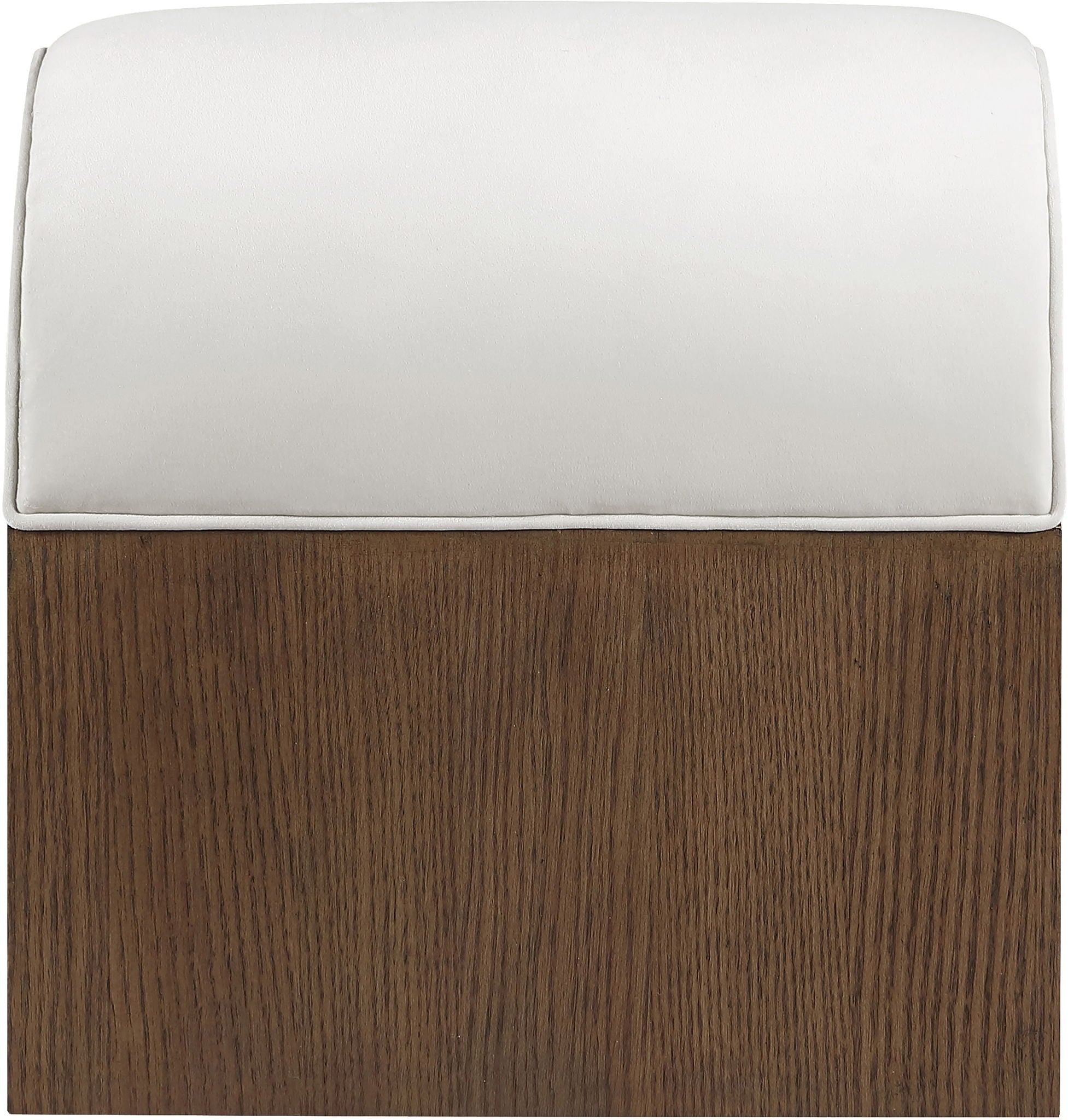 Sable - Velvet Performance Fabric Upholstered Bench