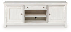 Robbinsdale - Antique White - Extra Large TV Stand