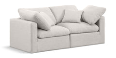 Indulge - Linen 2 Seat Modular Sofa