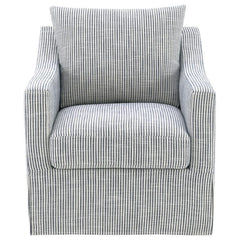 Winter - Upholstered Sloped Arm Accent Swivel Chair