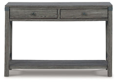 Freedan - Console Sofa Table - Grayish Brown