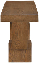Anzio - Oak Veneer And Solid Wood Console Table