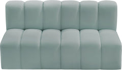 Arc - Faux Leather 2 Seats Modular Sofa