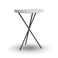 Melody - Chairside Table - White