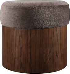 Nimes - Ottoman / Stool With Brown Base