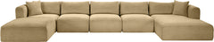 Shaggy - 6 Piece Modular Sectional With Chaise And Ottoman