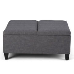 Ellis - Coffee Table Storage Ottoman Contemporary Design