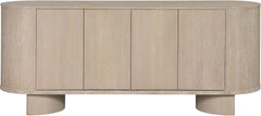 Caldra - Oak Veneer And Solid Wood Sideboard / Buffet