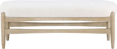 Briar - Faux Sheepskin Upholstered Bench