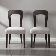 Upholstered Dining Chairs (Set of 2) - Gray