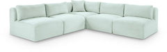 Shaggy - 5 Piece Modular Corner Armless Sectional