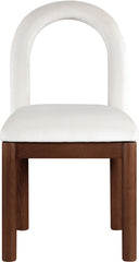 Conrad - Velvet Dining Chair With Brown Legs