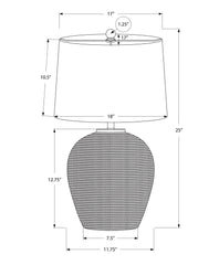 Lighting, Table Lamp, Rattan, Resin, Transitional - Beige