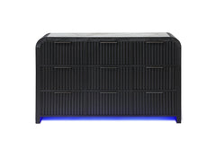 Beckett - 5 Piece Queen Bedroom Set With Cooler And Speaker - Black