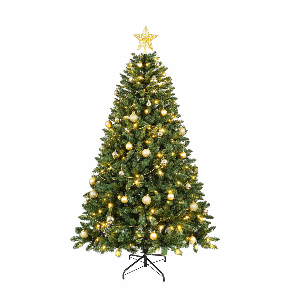Christmas Tree With Warm Leds
