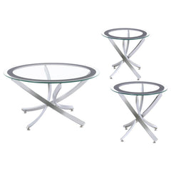 Brooke - Round Coffee Table Set