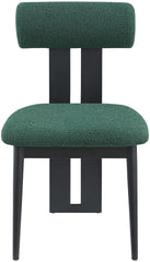 Dario - Boucle Dining Chair With Black Frame (Set of 2)
