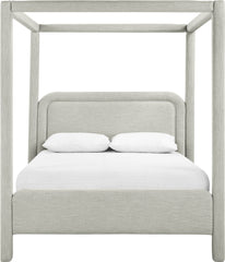 Salina - Linen Textured Fabric Upholstered Bed