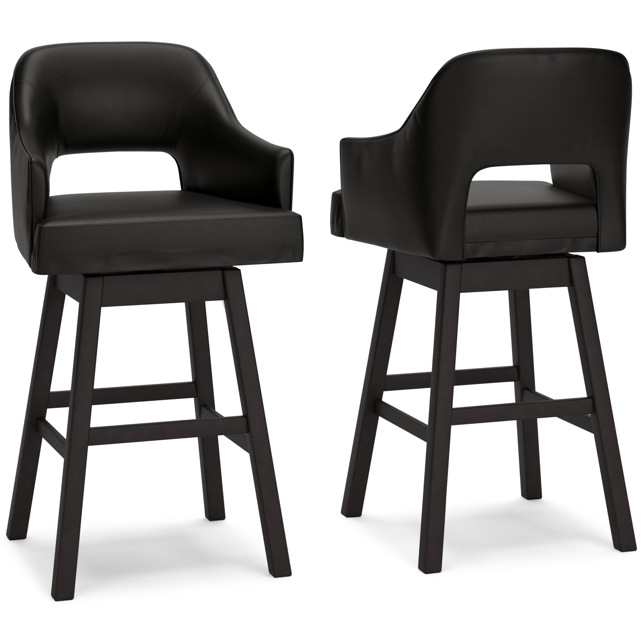 Tallenger - Upholstered Swivel Barstool (Set of 2)