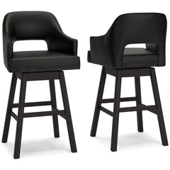 Tallenger - Upholstered Swivel Barstool (Set of 2)