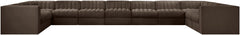 Rummi - Velvet Performance Fabric Upholstered 11 Piece Modular Sectional