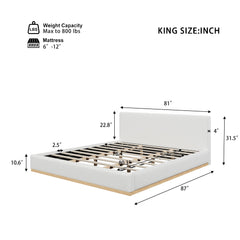 Elegant Upholstered Bed