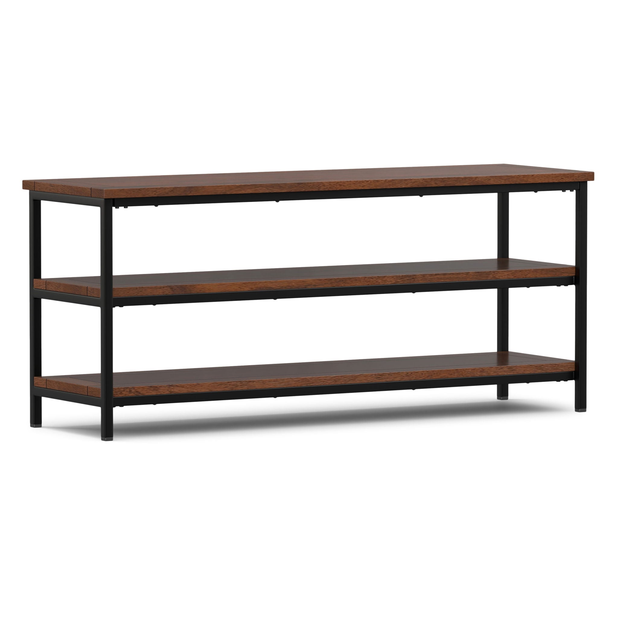 Skyler - TV Media Stand - Dark Cognac Brown