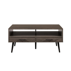 Contemporary 2 Drawer Low Coffee Table