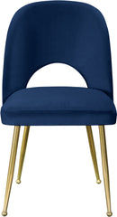 Logan - Dining Chair (Set of 2) - Gold Legs