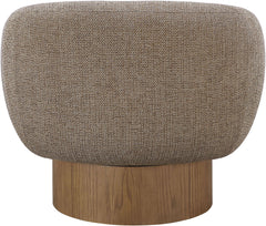 Avella - Interwoven Fabric Swivel Accent Chair