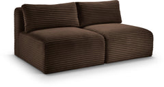 Shaggy - 2 Seat Modular Armless Sofa