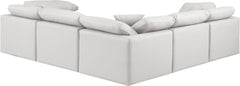 Indulge - Faux Leather 5 Piece Modular Corner Sectional