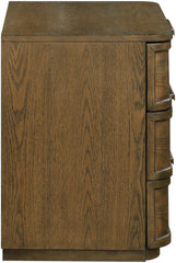 Tiberio - Oak Veneer And Solid Wood Nightstand
