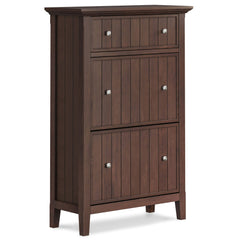 Acadian - Entryway Shoe Storage Cabinet - Brown