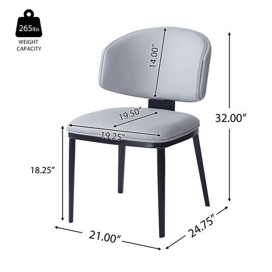 5 Pieces Modern And Metal Dining Set