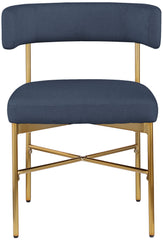 Rivage - Durable Dining Chair With Gold Frame (Set of 2)