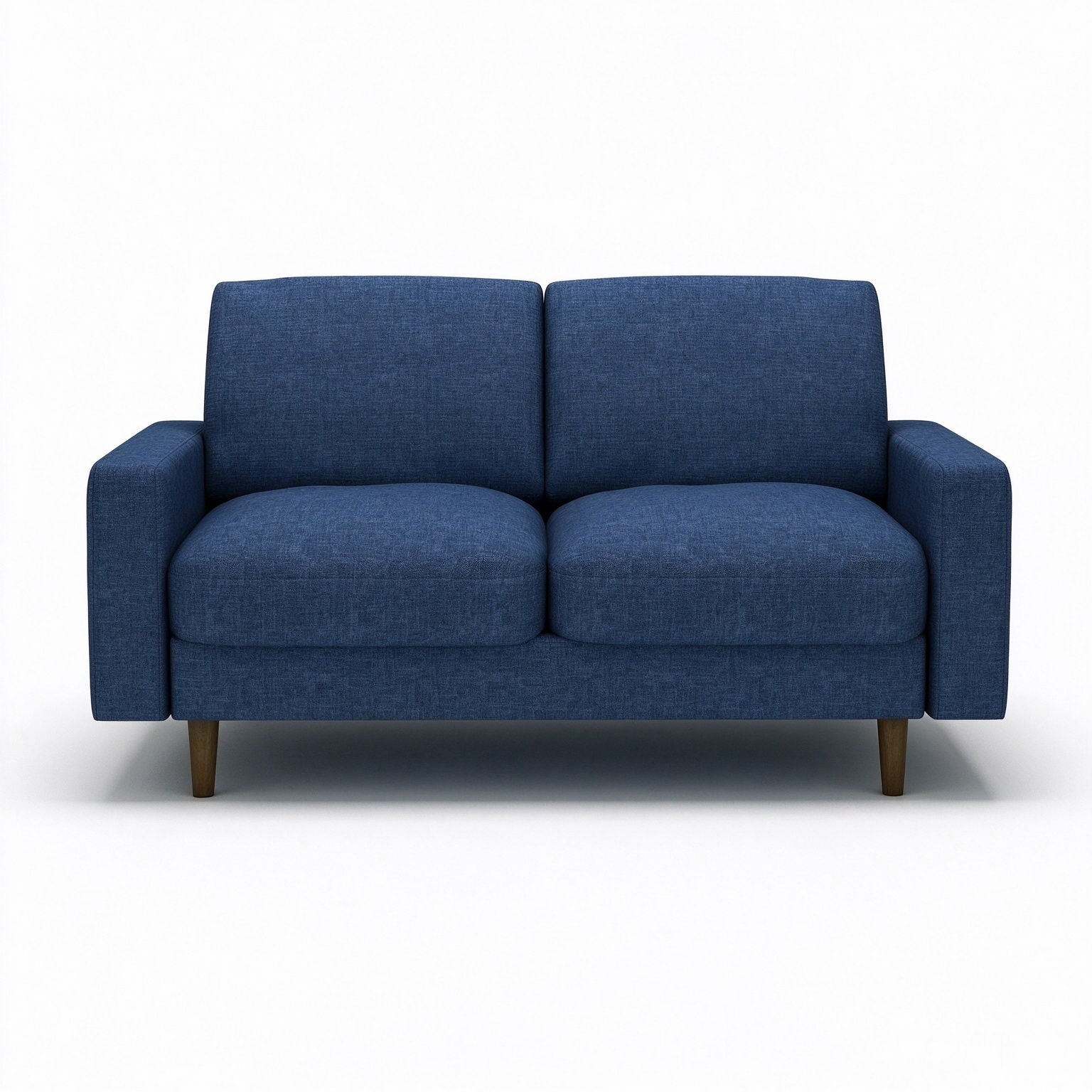 2 Seat Loveseat Sofa, Loose Back Cushion For Living Room
