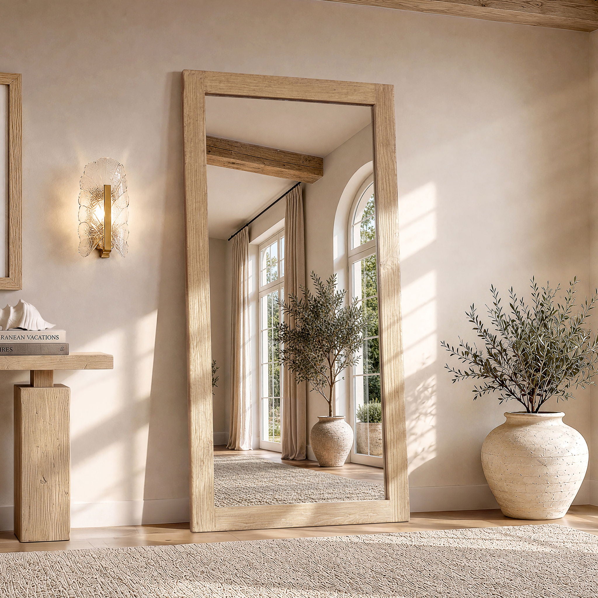 Langford - Full Length Mirror - Light Brown